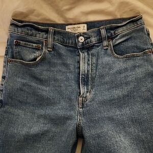 Abercrombie & Fitch Women's Light Blue Slim Jeans